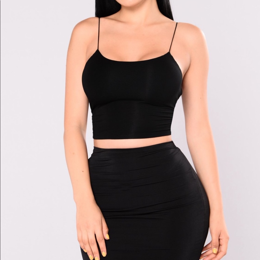Kiki Cropped top - Black